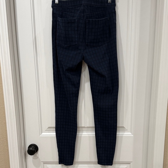 SPANX Dark Blue Windowpane Leggings - Picture 7 of 7